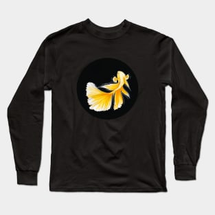 Siamese fighting fish circle Long Sleeve T-Shirt